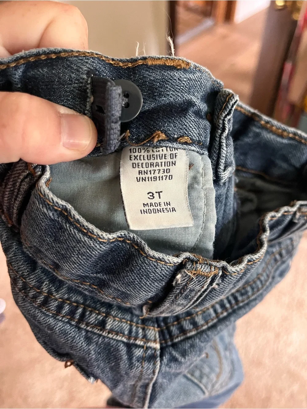 OshKosh B’Gosh Genuine Kids Blue Denim Toddler Jeans Size 3T